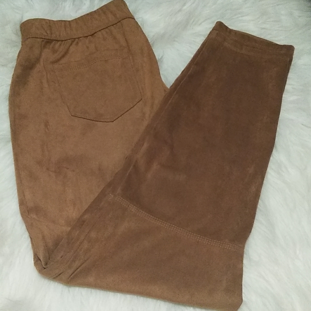 Faux suede leggings by Max Studio, size xl